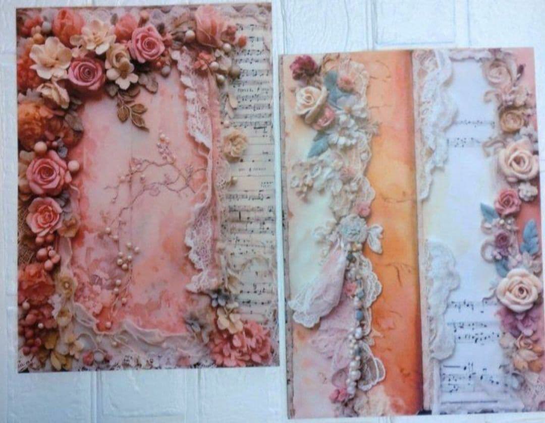 №12❷♡lien様♡両面印刷♡デザインペーパー　16枚　A 101