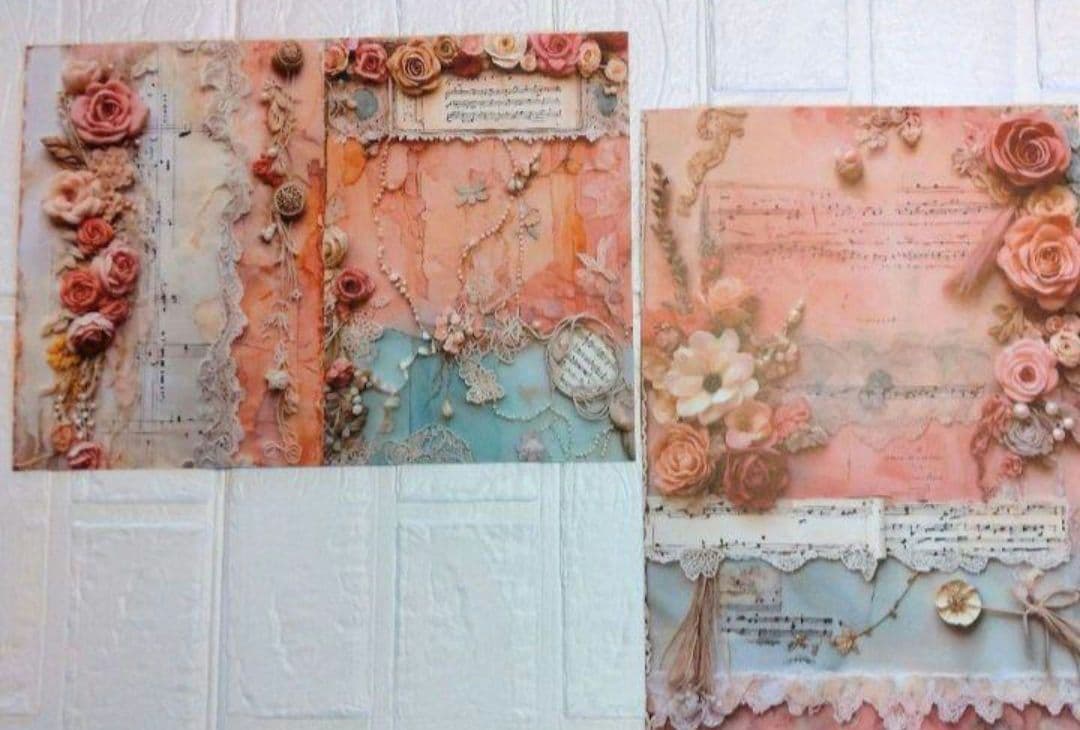 №12❷♡lien様♡両面印刷♡デザインペーパー　16枚　A 101