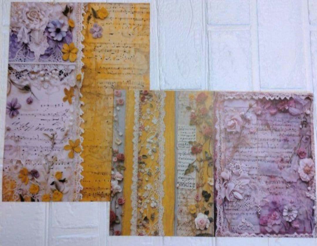 №12❷♡lien様♡両面印刷♡デザインペーパー　16枚　A 101