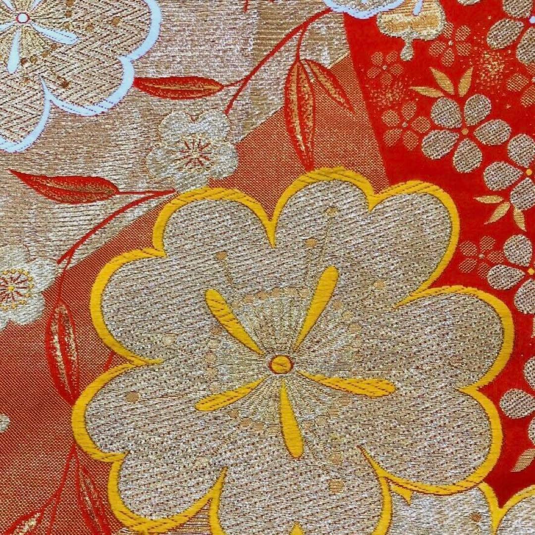 七五三7歳❣️人気Blue暈し古典柄❣️扇熨斗花々金彩煌びやか際立つ完全フルセット❣️