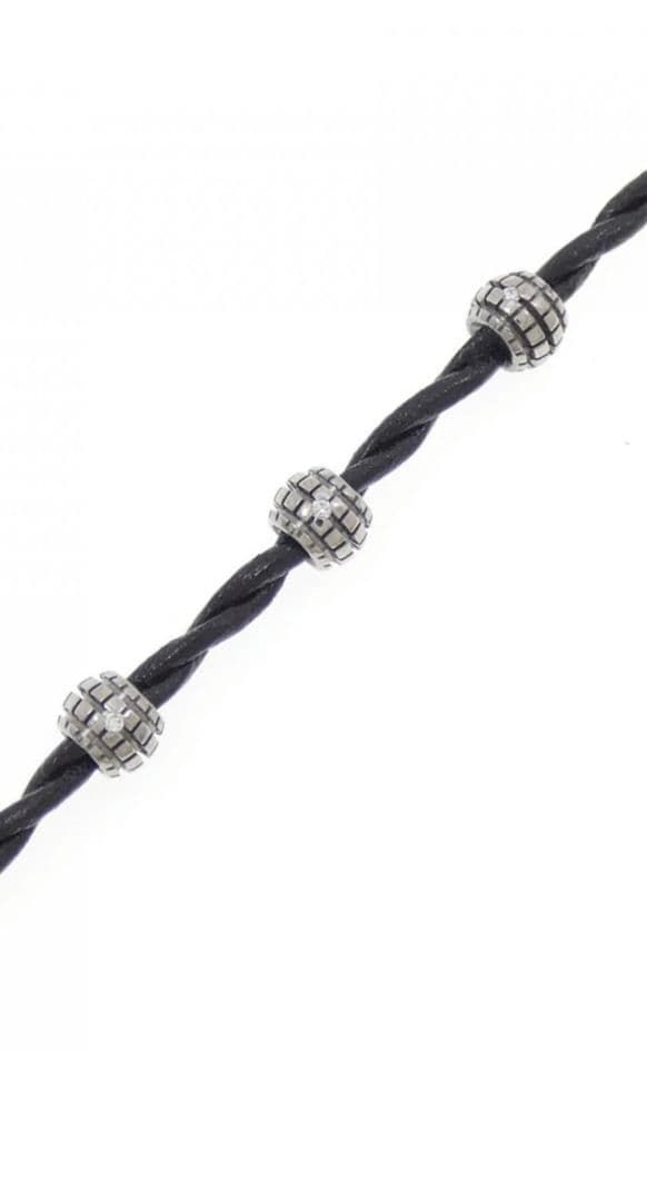 DAMIANI (ダミアーニ) ブレスレット 3Pダイヤ K18WGブラック