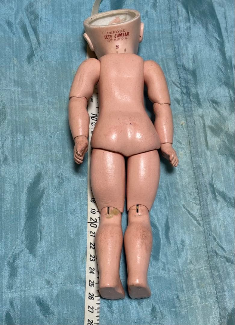 アンティークビスクドール ジュモー2号　訳アリ品