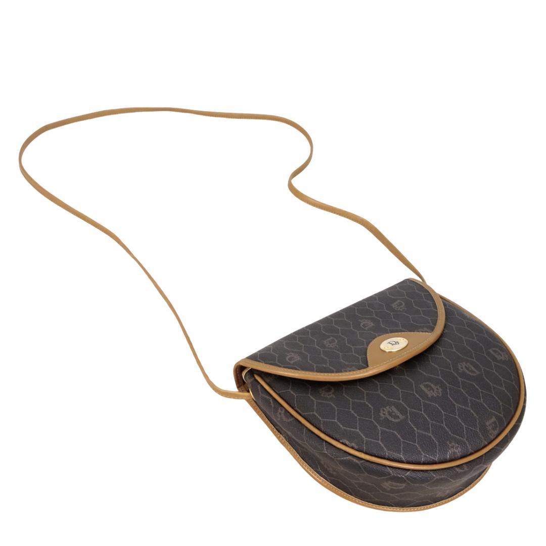 本物 良品 ■クリスチャンディオール■ハニカム 斜めがけショルダーバッグ