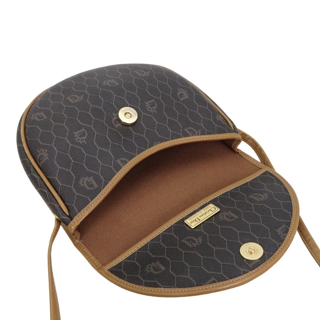 本物 良品 ■クリスチャンディオール■ハニカム 斜めがけショルダーバッグ