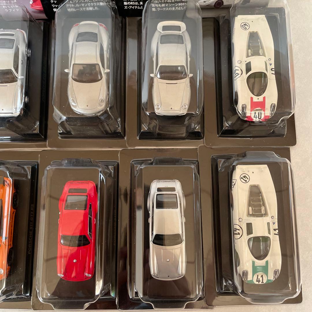 京商 1/64 ポルシェ 12台 (911GT3，カイエン，ケイマン等)
