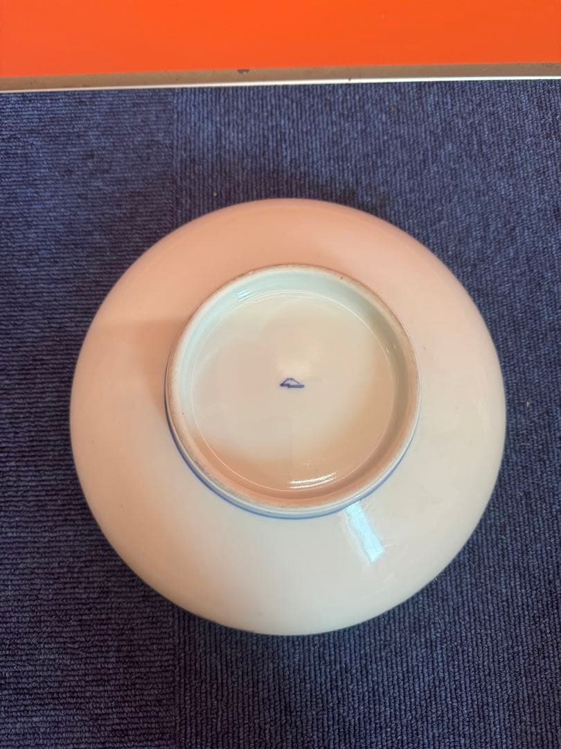 2060 深川製磁　染錦　花丸紋　鉢　金彩