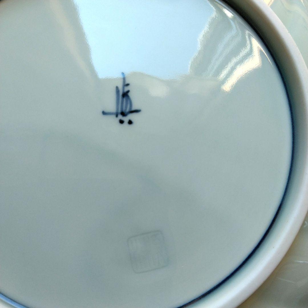 古伊万里 瀬兵窯 絢爛豪華 色絵 菊割 Ф20.2㎝ 銘々皿 5客揃 中皿 真作