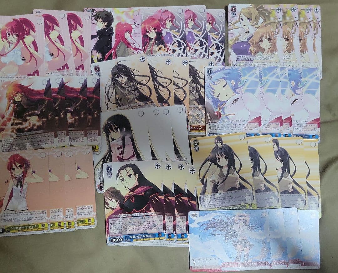 ヴァイス　プレミアムブースター 灼眼のシャナ N 4コン＋パーツ