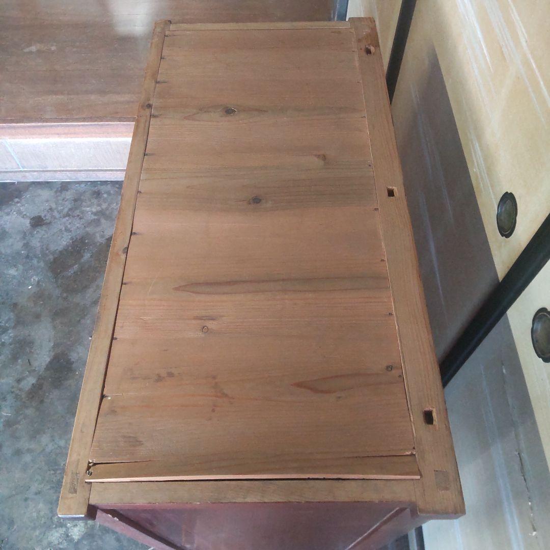 昭和レトロ ガラス戸棚｜引き出し付き食器棚｜古民家・カフェ什器に