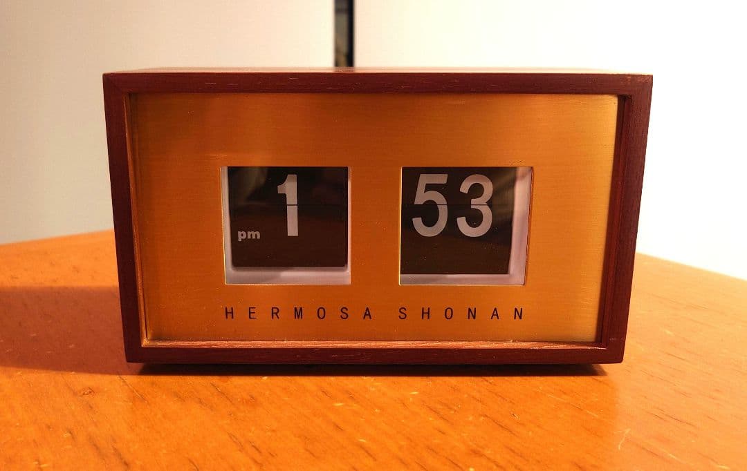 HARMOSA ハモサ ピボットクロック　時計 RP-002 パタパタ時計 美品