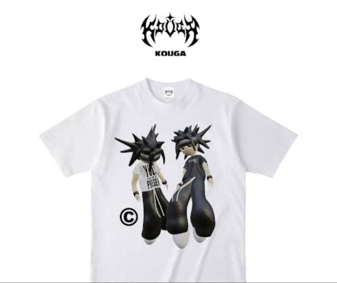 Kouga ホワイトTシャツ Sサイズ