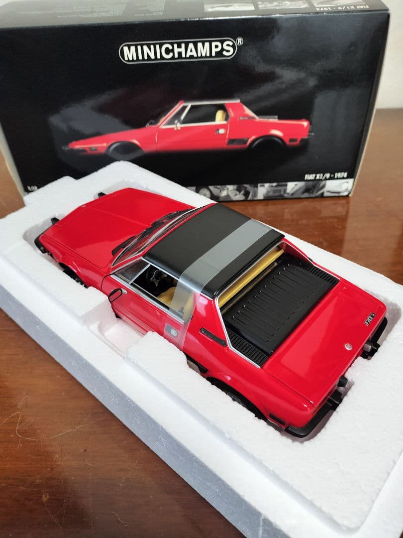 ミニ.チャップス1/18フィアットＸ1/9　1974（レッド）