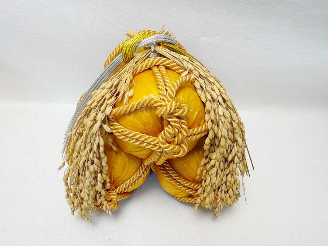 未使用 茶道具 『有職庵製』丸三宝 俵のし お正月飾り紅白敷紙付 元箱