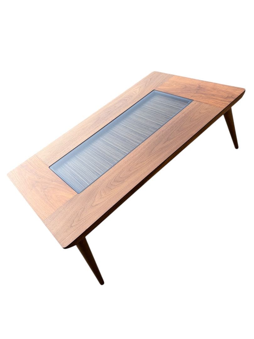 協立工芸 ガラス ダイニングこたつ 家具調こたつ