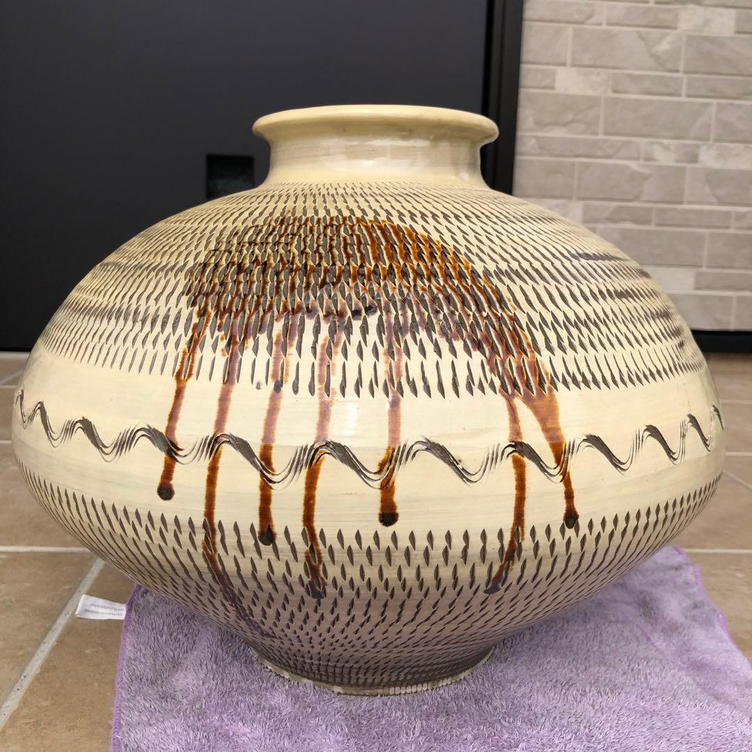 小鹿田焼　壺　花瓶　骨董品