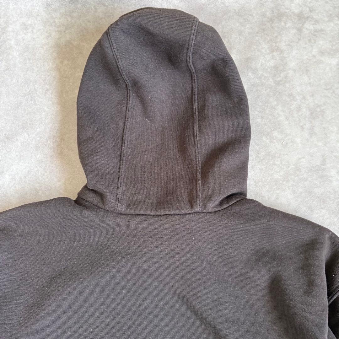 カーハート ジップアップパーカー ダークブラウン サンフェード L