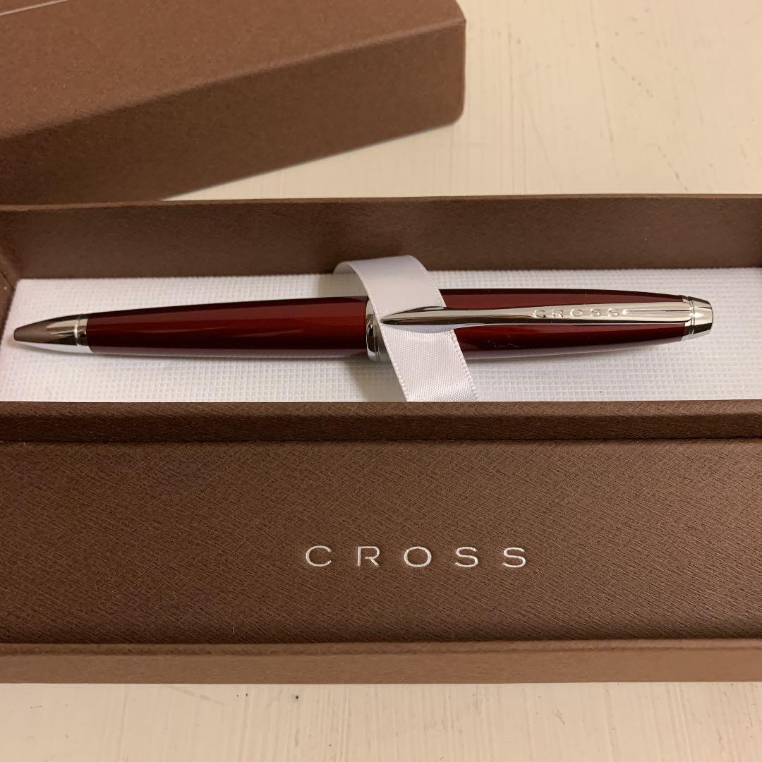 CROSS ボールペン　アポジー　レッドラッカー
