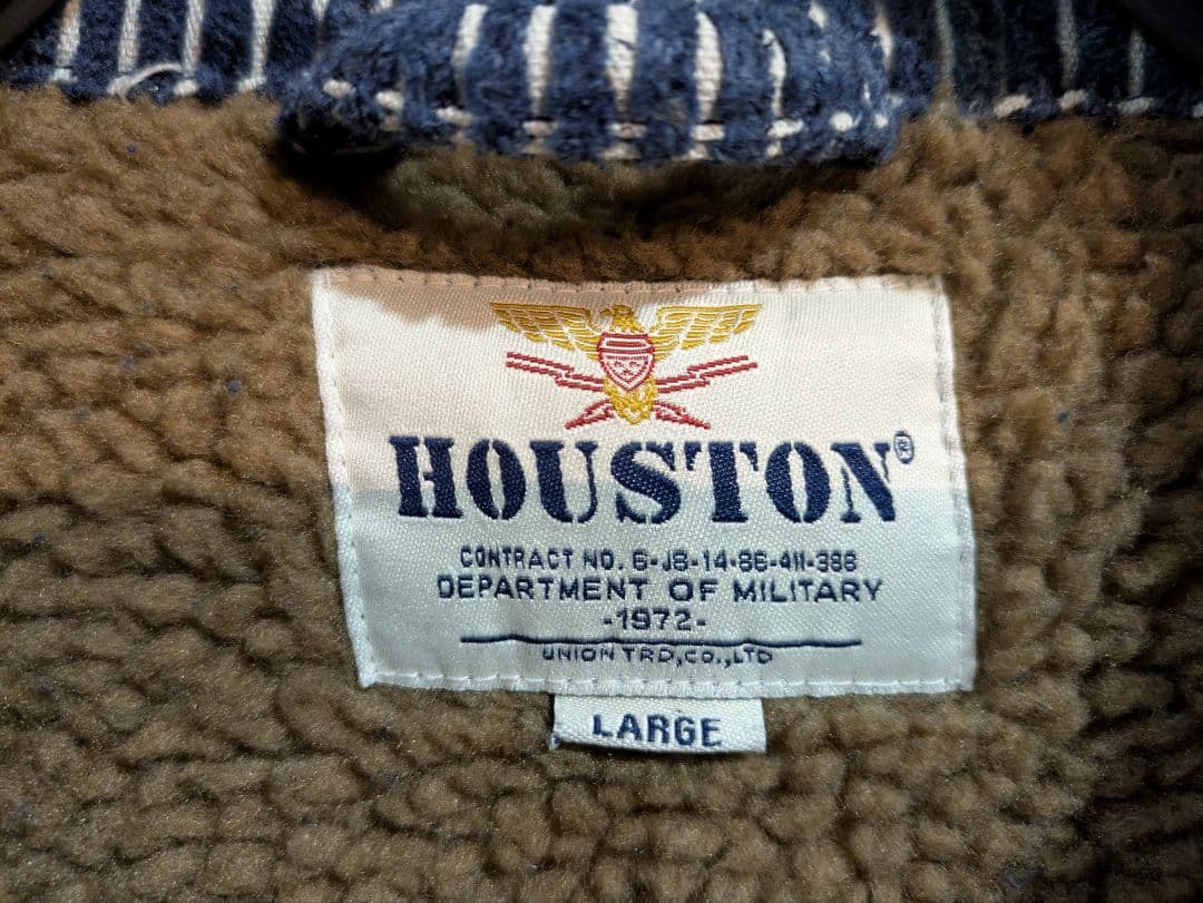 HOUSTON ヒューストン インディゴ コーデュロイジャケット サイズL