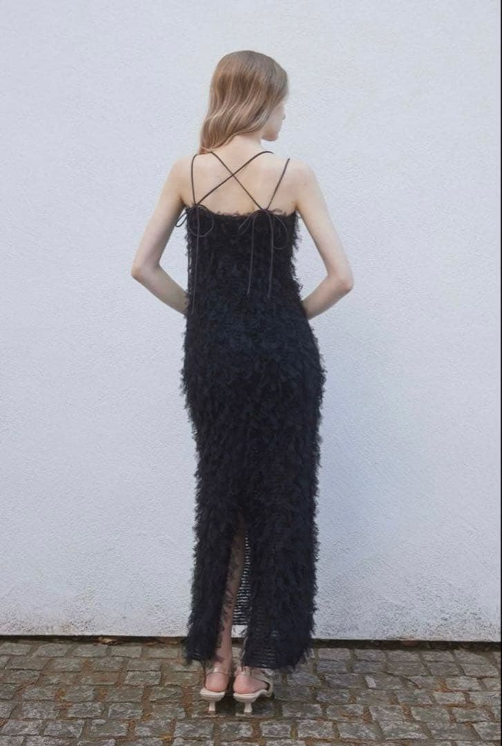 【Rosyluce】RIBBON TULLE CAMI DRESS