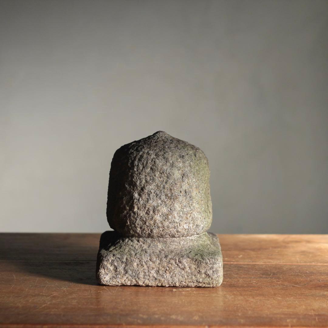 石製 宝珠 石燈籠 仏教美術 古道具 アンティーク オブジェ