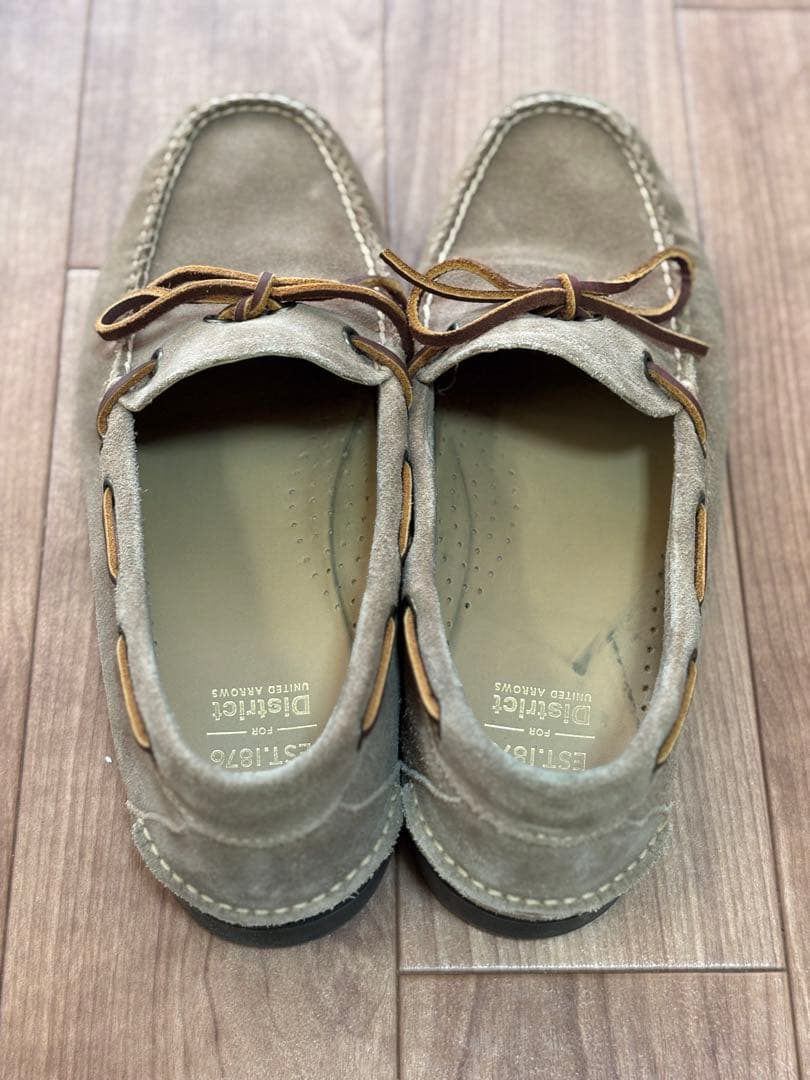 G.H.BASS for District スエード キャンプモックシューズ