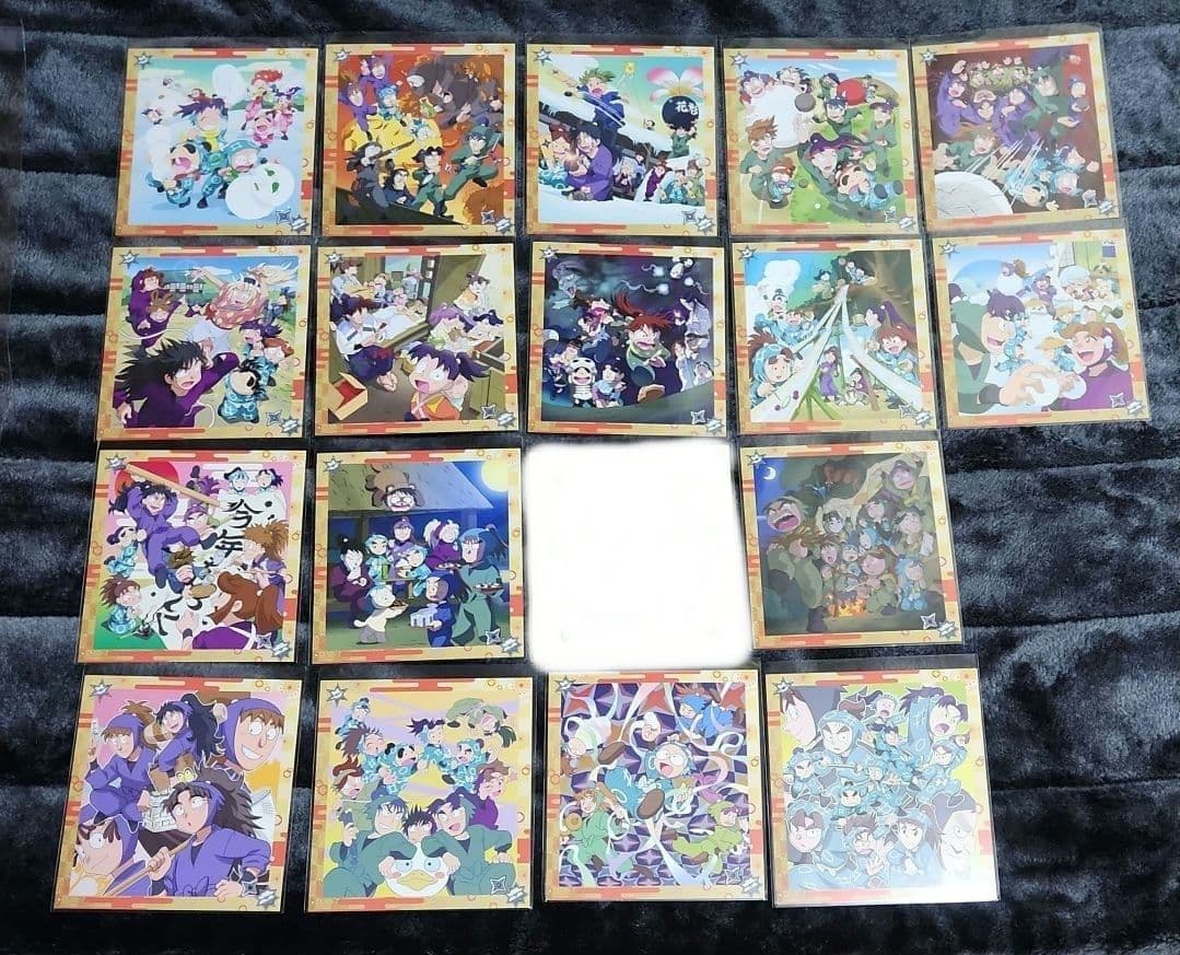 忍たま乱太郎 商店 イラストカード その一 17枚、あくりるすたんど