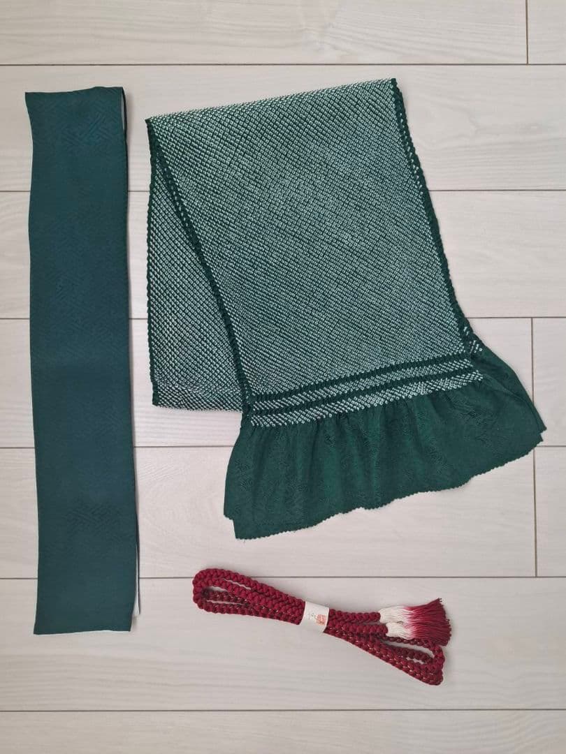 振袖　正絹　帯　帯締め　帯揚げ　セット