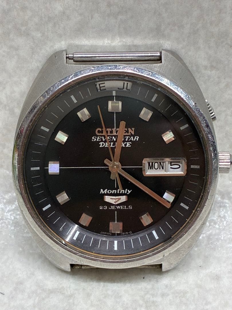 Citizen 52704-Y シチズン セブンスター デラックス 23石自動巻