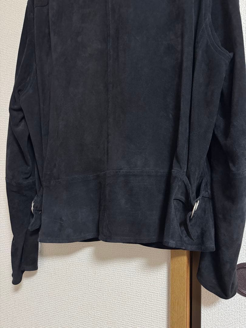 紙タグ付き美品！ COMOLI シープスエードジップショートジャケット