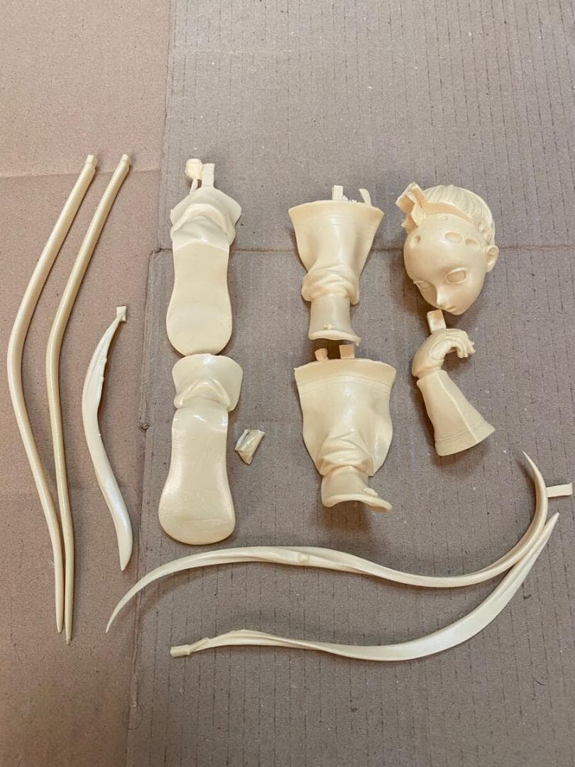 髪先に欠けあり ダイキ工業 サムライスピリッツ 零 真鏡名ミナ ガレージキット