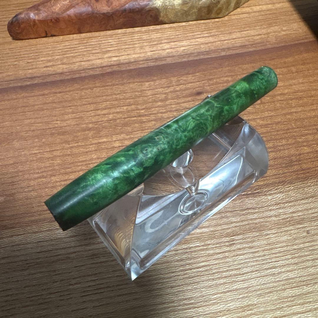 395ペン工房翌檜　スタビライズドウッドバーチバール　木軸シャーペン　ボールペン