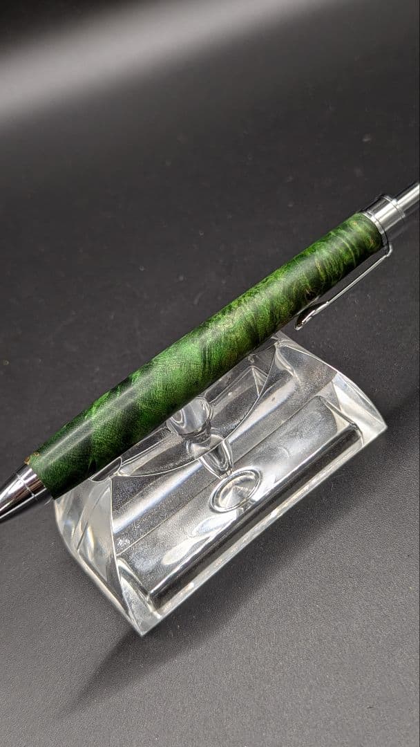 395ペン工房翌檜　スタビライズドウッドバーチバール　木軸シャーペン　ボールペン