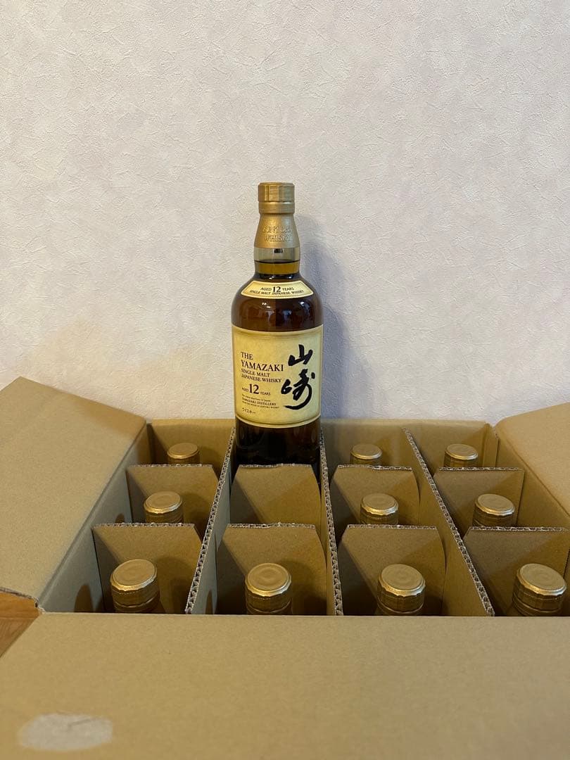 山崎 12年 シングルモルトウイスキー 700ml 12本入