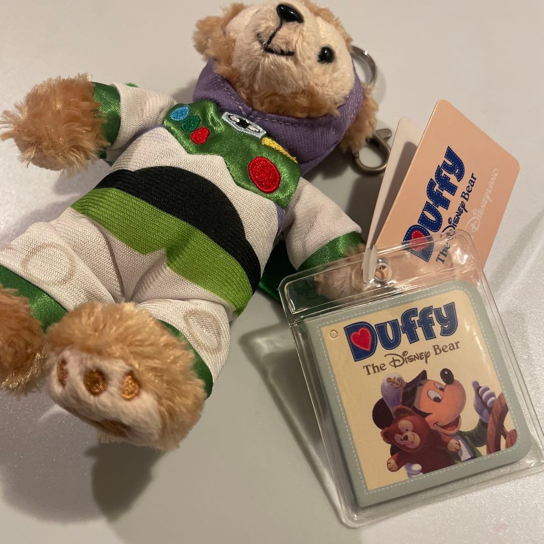 希少　レア　ダッフィー バズライトイヤー　ぬいぐるみキーホルダー　香港ディズニー