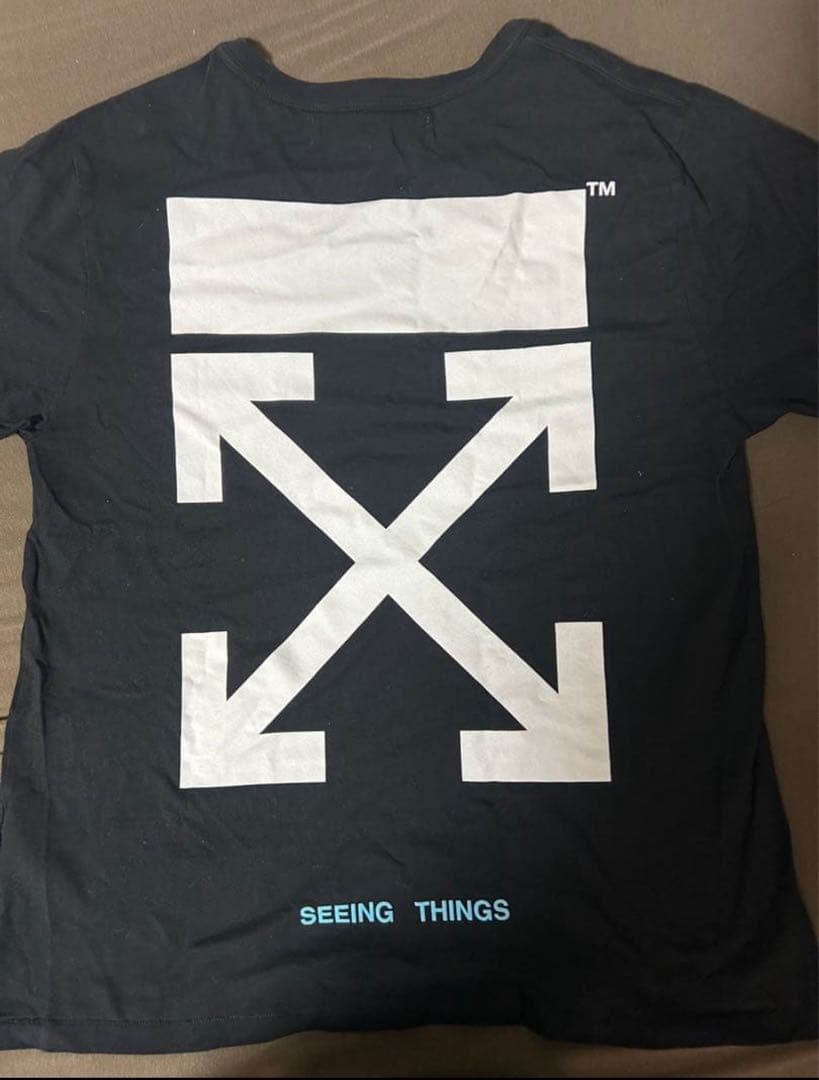 OFF whiteグラフィック Tシャツ 2枚セット MとL