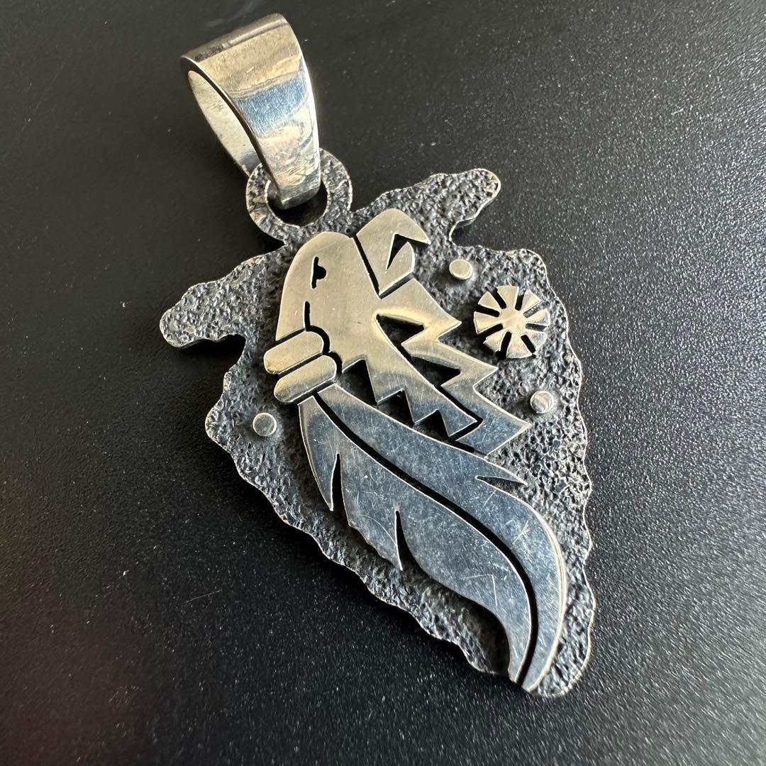 HOPI族　Gary & Elsie Yoyokie イーグル ペンダントトップ