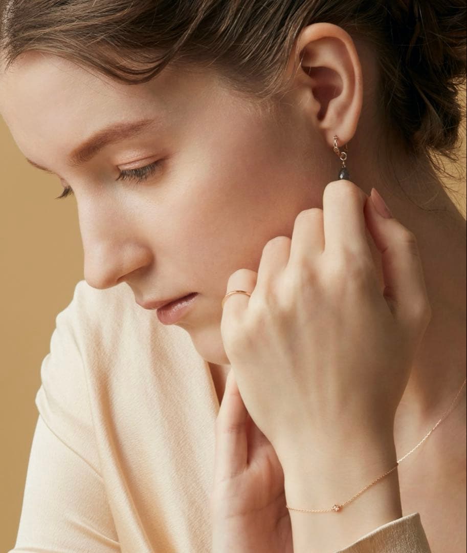 【WEB限定】K10ピンクゴールドピンキーリング