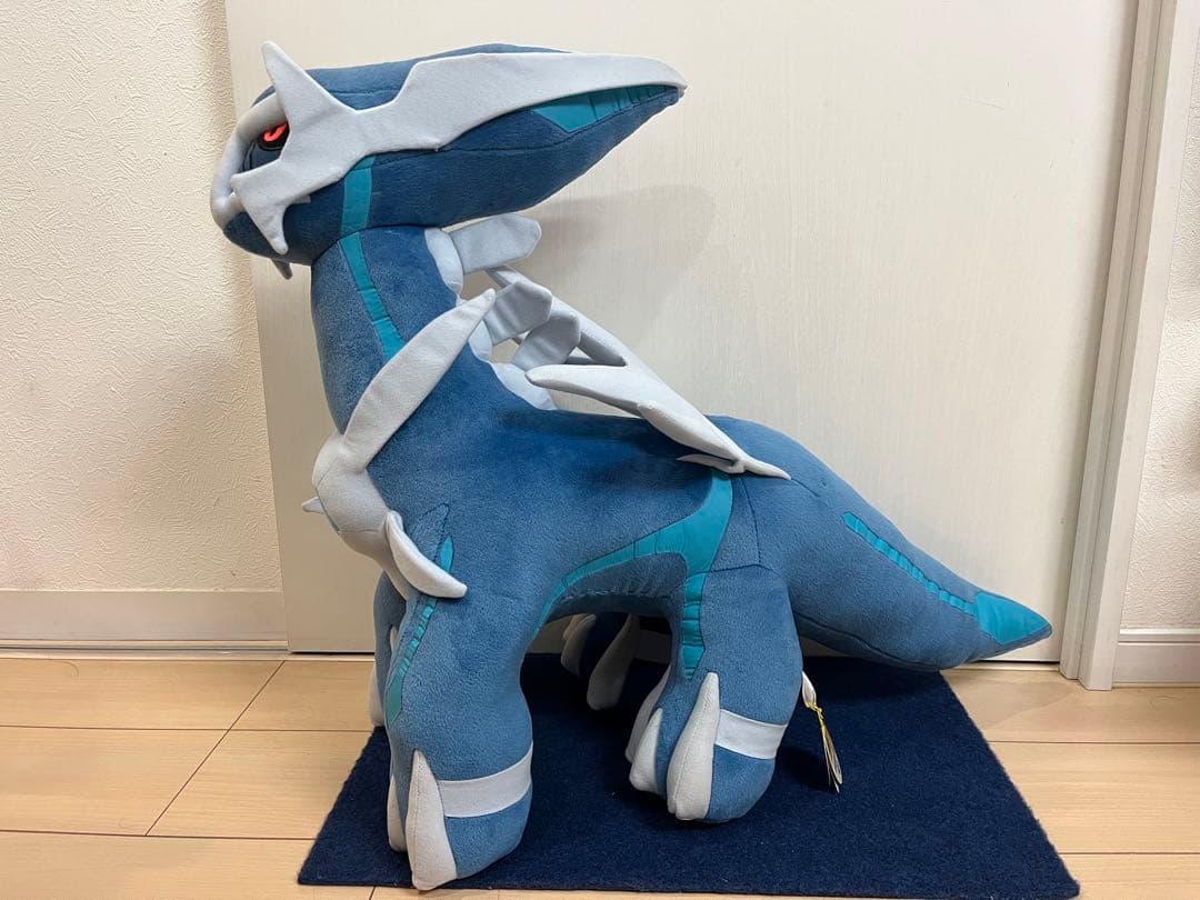 【タグ付き】ポケモン　特大ぬいぐるみ　ディアルガ　パルキア　ハートランド