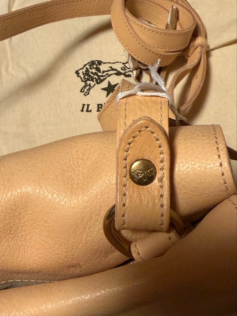 新品未使用 イルビゾンテ ショルダーバッグ ナチュラル