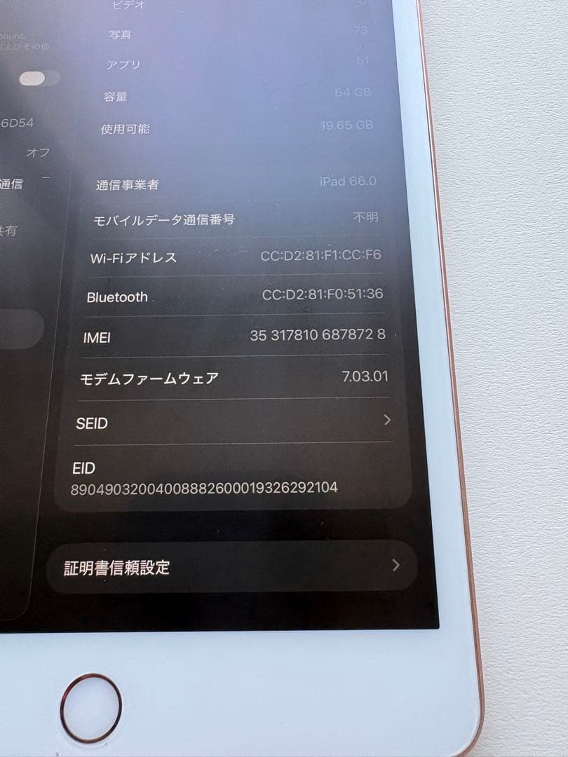 iPad mini5 64GB 本体