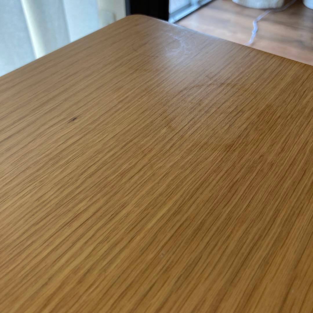 無印　【リビングでもダイニングでもつかえるテーブル ・4】130✖️80 オーク材