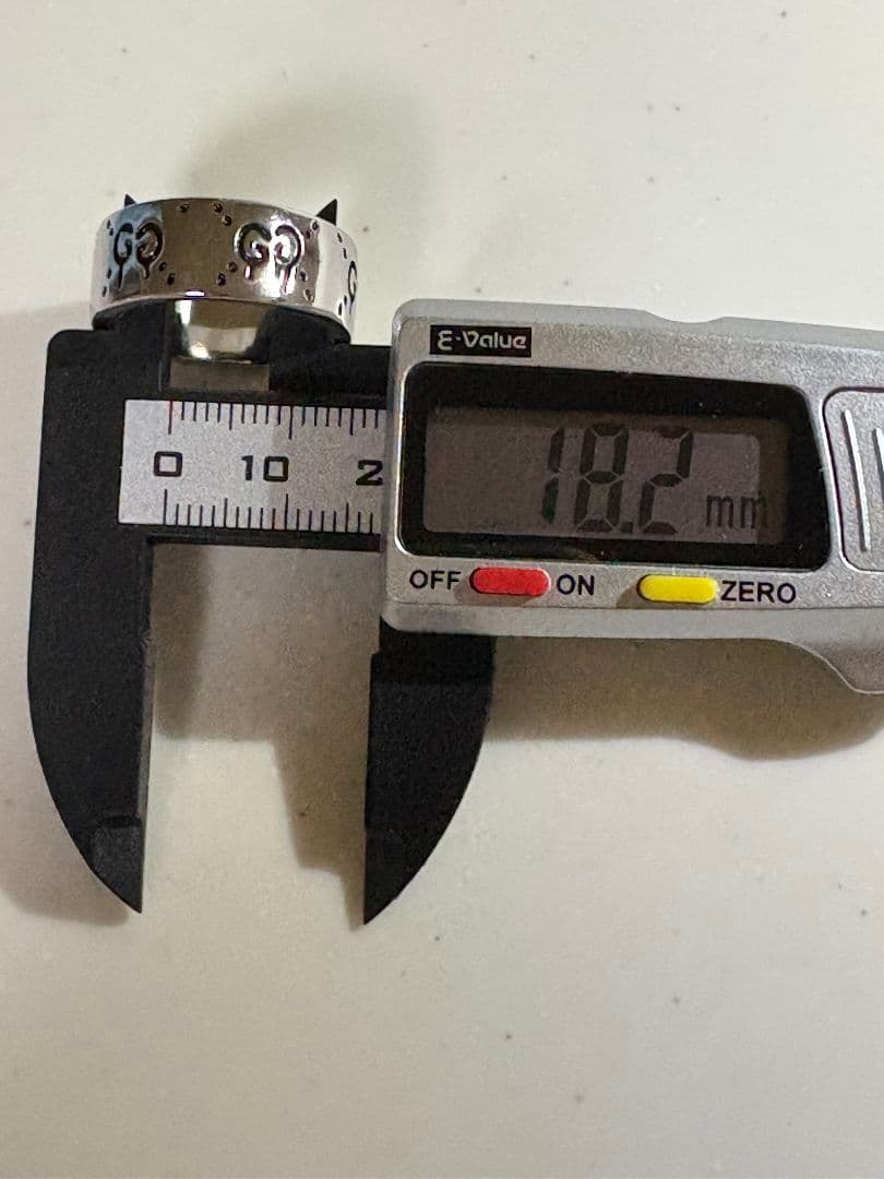 GUCCI ゴースト スカル リング ワイド　刻印サイズ:18号【箱/ポーチ付】