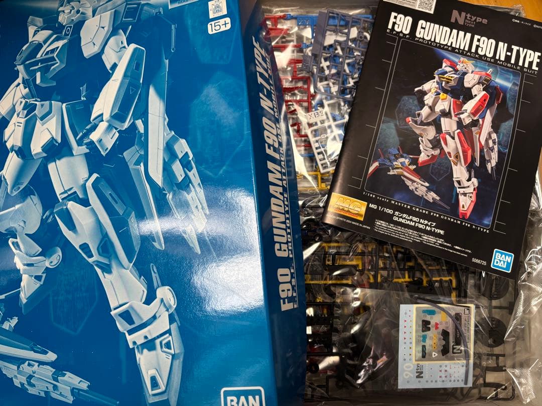 プレミアムバンダイ　ＭＧ　ガンダムF90 Ｎタイプ 中古品