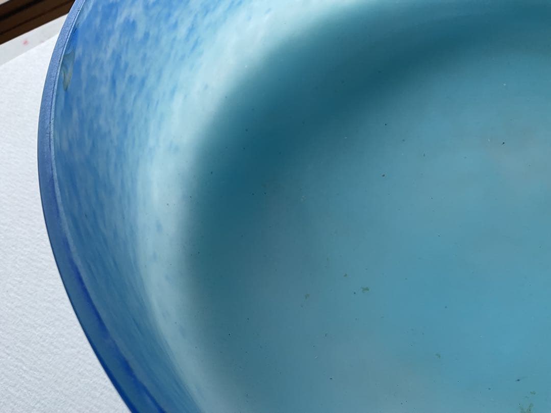 アンティーク美品！！「アイアン・ガラス　バスケット」France