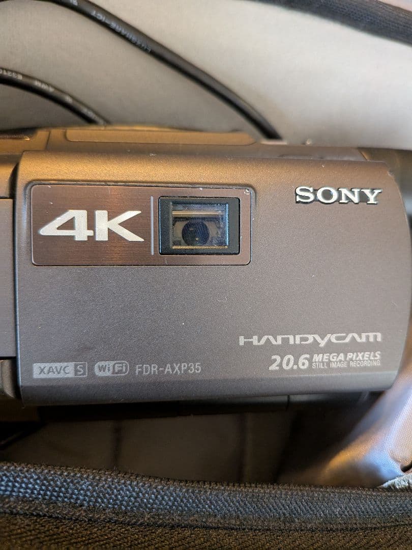 SONY FDR-AXP35 4Kビデオカメラ プロジェクター内蔵