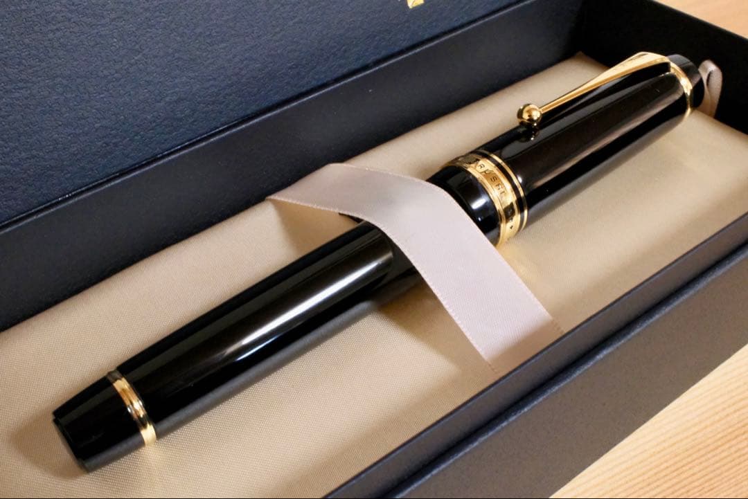 【パイロット】カスタムURUSHI 黒 中細（FM）