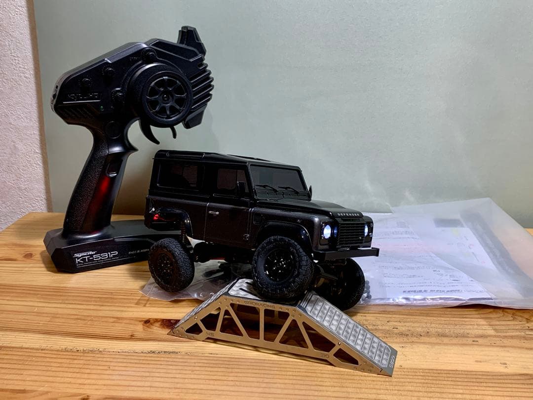 【美品】ミニッツ 4×4 ランドローバー ディフェンダー90 オプション多数