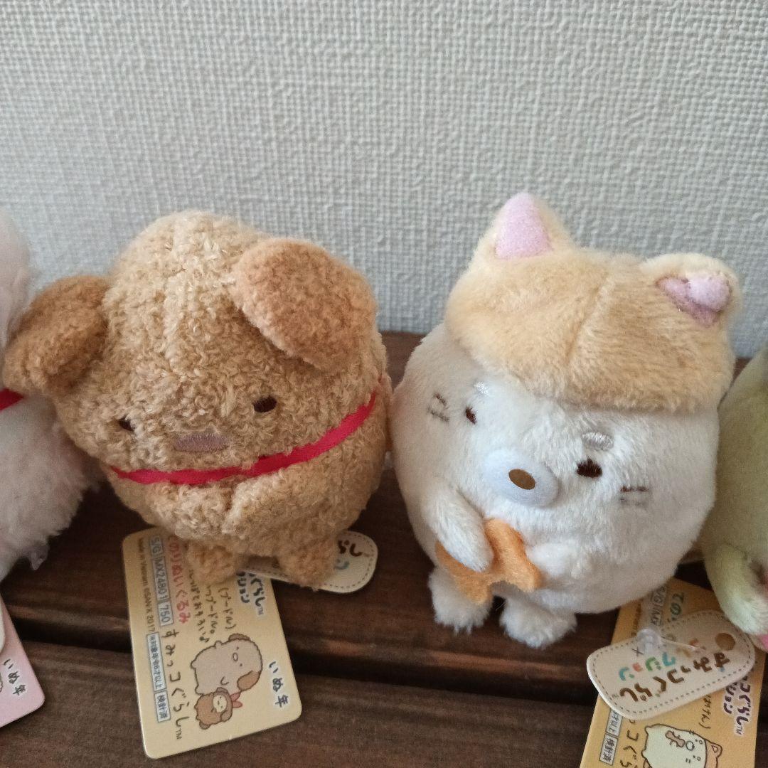 新品☆ 戌年すみっコぐらし 4体てのりぬいぐるみ お正月