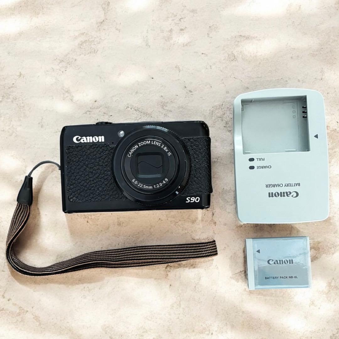 【ジャンク】キヤノン PowerShot S90コンパクトデジタルカメラ