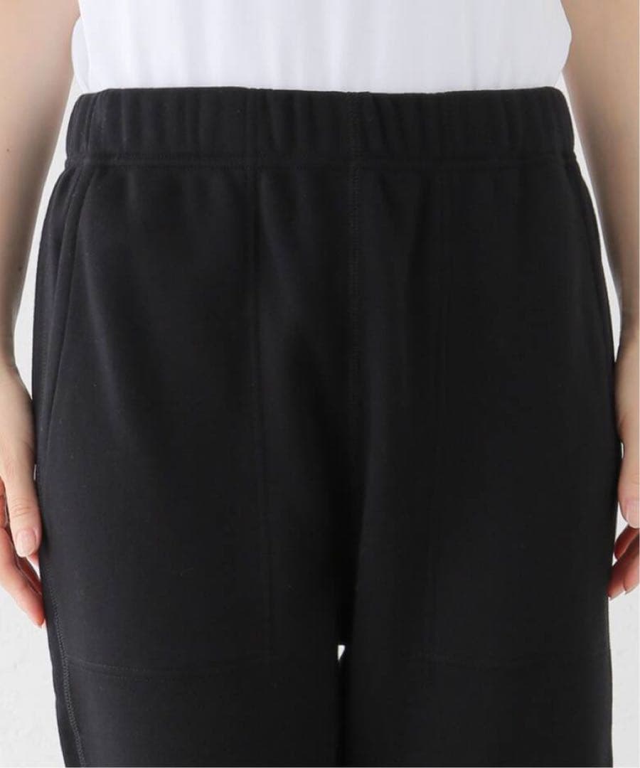 【L'Appartement】サルエル　スウェットパンツ　ブラック　サイズ38